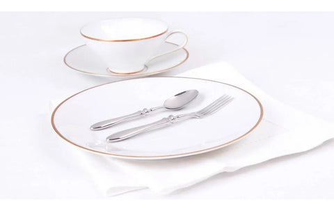 Set of cutlery in a wooden box 68 pcs. gloss RETRO Gerlach USA