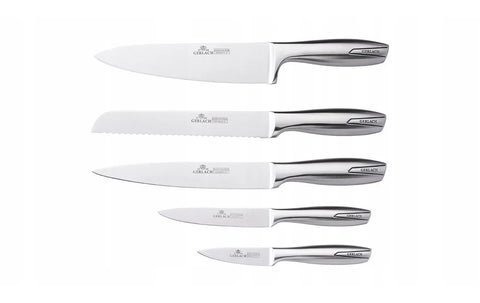 Knife set in black block MODERN Gerlach USA