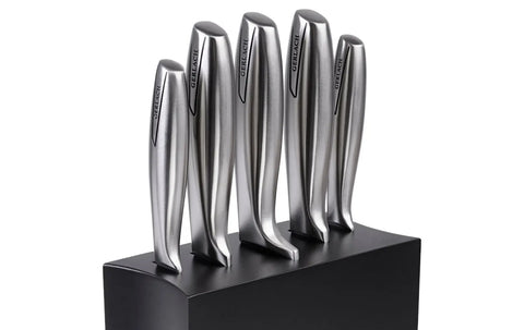 Knife set in black block MODERN Gerlach USA