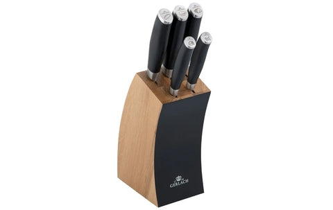 DECO BLACK Knife Set in Block Gerlach USA