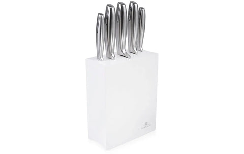 Knife set in white block MODERN Gerlach USA