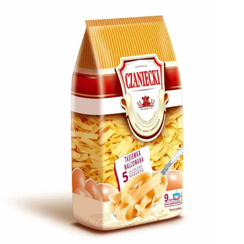 Czaniecki Pasta & Noodles 17.62oz/500g Ribbon Noodle (Tasiemka Walcowana) 17.62oz 500g Czaniecki