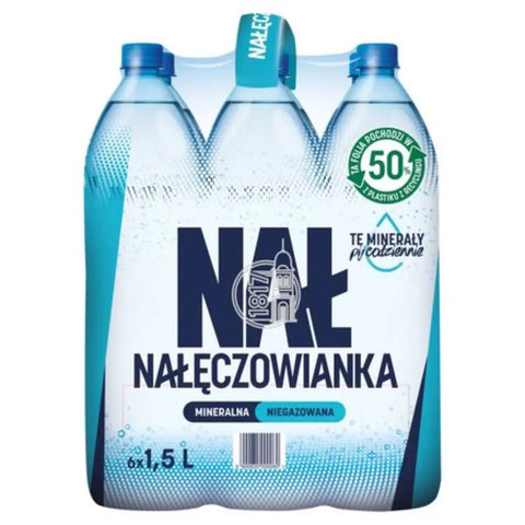 Nałęczowianka Still Mineral Water 6 x 50.7fl oz 1.5l Naleczowianka
