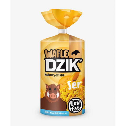 WK Dzik Corn Waffles Cheese 120g 4.23oz WKDZIK