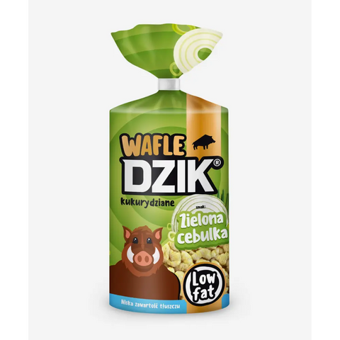 WK Dzik Corn Waffles Green Onion 120g 4.23oz WKDZIK