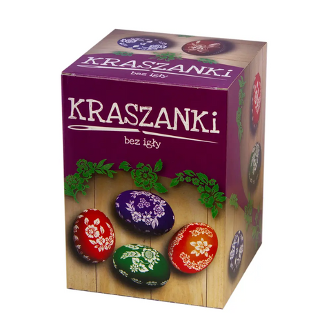Polish Easter Egg Decorating Kit – Mix of Shrinking Sleeves, Decals & Traditional Dyes Kraszanki 3 colors Shop Belveder
