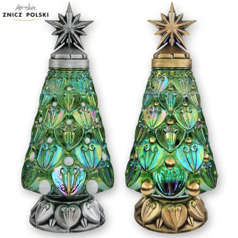 Christmas Grave Candle – Model BN CHT9 with Festive Graphic Znicz Polski