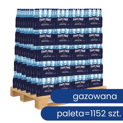 Zywiec Zdroj Mineral Water Full Pallet PICKUP ONLY Carbonated 114x16.9fl oz 0.5l Zywiec Zdroj