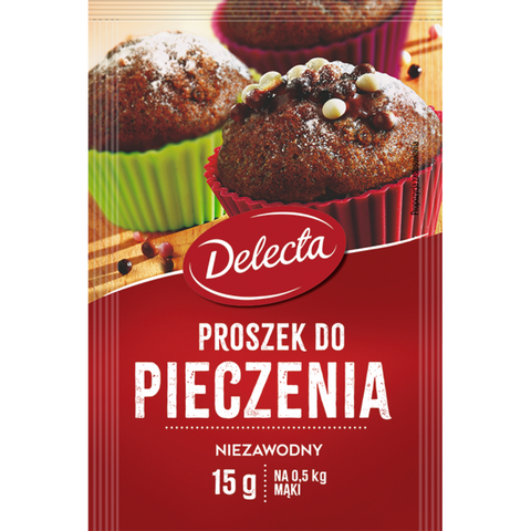 Delecta Baking Powder 0.52oz 15g (Pack of 10) Delecta