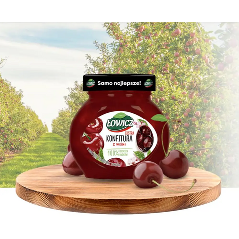 Lowicz Preserves Cherry 8.46oz 240g Lowicz
