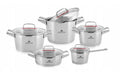 SUPERIOR 5-Piece Pot Set w Lids Gerlach USA