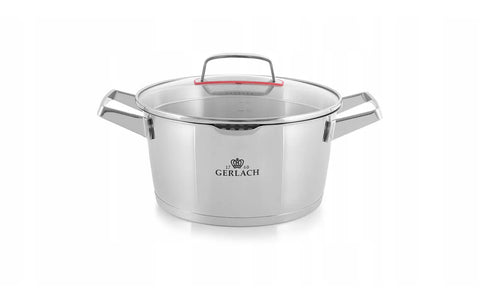 SUPERIOR 5-Piece Pot Set w Lids Gerlach USA