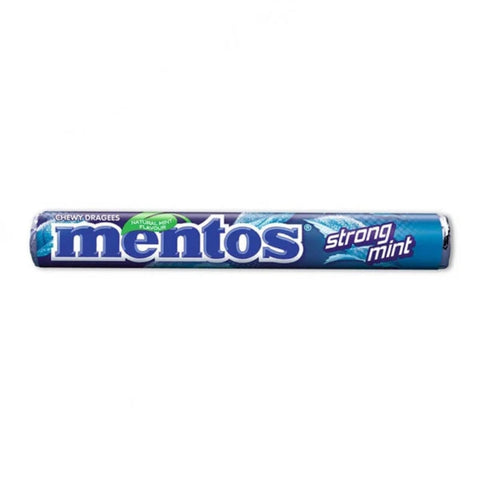Mentos Chewing Candies Assorted Rolls Strong Mint 1.32oz 37.5g (Pack of 1) Mentos