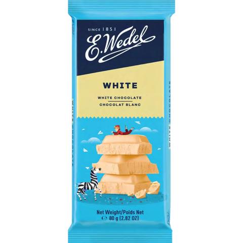 E.Wedel Chocolate White Chocolate 2.82oz 80g E.Wedel
