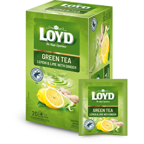 Loyd Green Tea Lemon & Lime & Ginger Doublechambers Enveloped Loyd