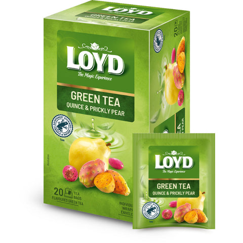 Loyd Green Tea Addition of Quince Fruit and Prickly Pear Doublechambers Enveloped Loyd