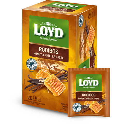 Loyd Tea Rooibos Honey & Madagascar Vanilla Doublechambers Enveloped Loyd