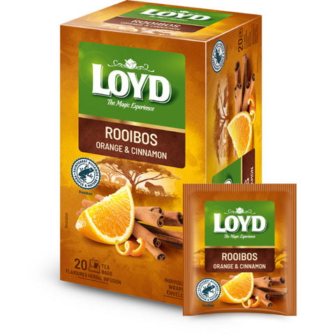 Loyd Tea Rooibos Orange & Cinnamon Doublechambers Enveloped Loyd