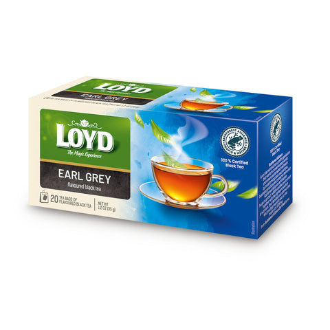 Loyd Black Tea Earl Grey Doublechambers 20 Bags Loyd