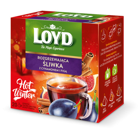 Loyd Tea Hot Winter Sweet Plum with Cinnamon & Fig Pyramids Loyd
