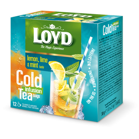 Loyd Cold Infusion Tea Lemon & Lime & Mint Pyramids Loyd