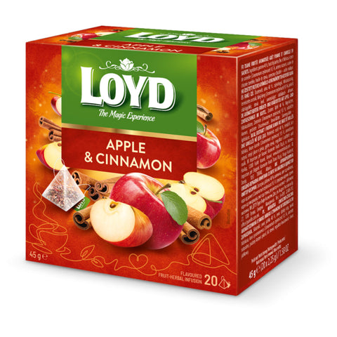 Loyd Tea Fruit Infusions Apple & Cinnamon Pyramids Loyd