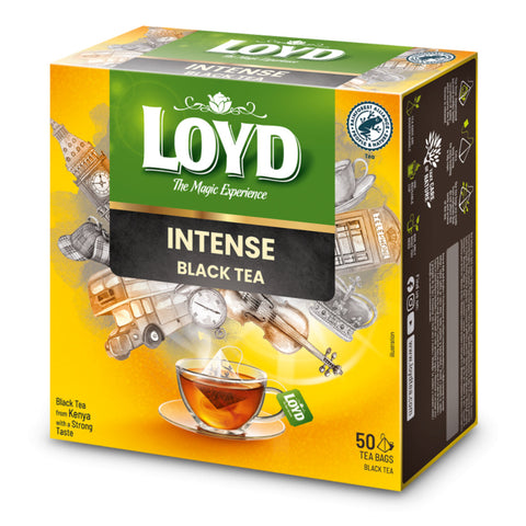 Loyd Black Tea Intense Pyramids 50 Bags Loyd