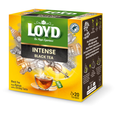Loyd Black Tea Intense Pyramids 20 Bags Loyd