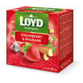 Loyd Tea Fruit Infusions Strawberry & Rhubarb Pyramids Loyd