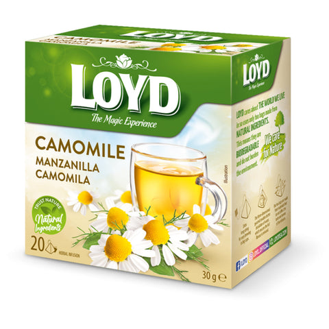 Loyd Tea Herbal & Fruit Infusions Camomile Pyramids Loyd