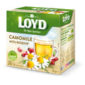 Loyd Tea Herbal & Fruit Infusions Camomile & Rosehip Pyramids Loyd