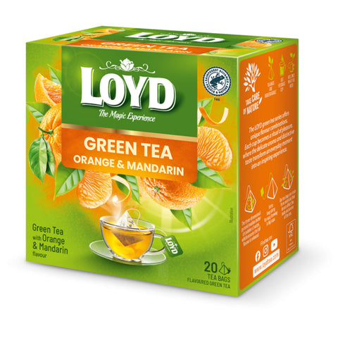 Loyd Green Tea Orange & Mandarin Piramids Loyd
