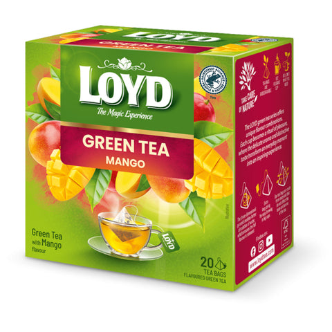 Loyd Green Tea Mango Piramids Loyd