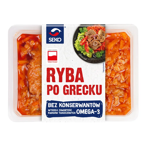Seko Fish Greek-Style in Tomato-Vegetable Sauce 17.63oz 500g Seko