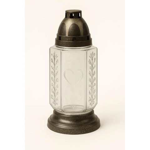 Polish Grave Candle – Z495 Mix- Traditional Memorial Light – Znicz Poland White Znicz Polski