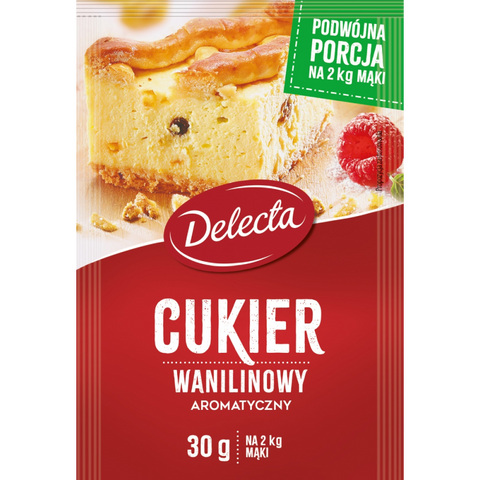 Delecta Baking Sugar Vanilla Sugar 1.05 30g Delecta