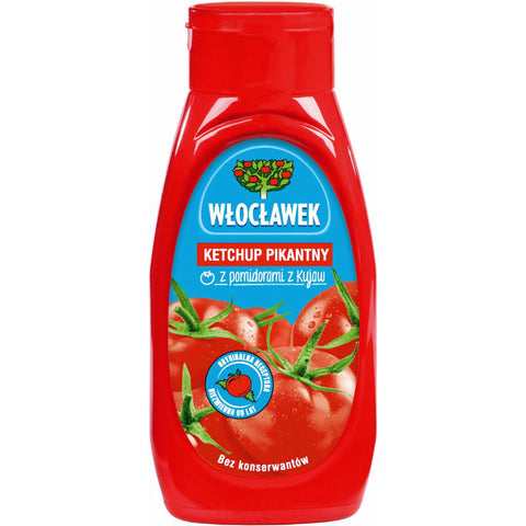Włocławek Ketchup Hot 16.93oz 480g Włocławek