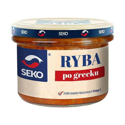 Seko Fish Greek-Style in Tomato-Vegetable Sauce 6.7oz 190g Seko
