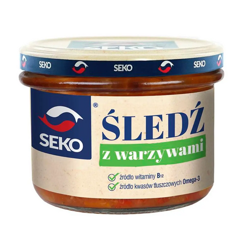 Seko Marinated Herring with Vegetables & Spicy Mackerel Herring with Vegetable 6.7oz 190g Seko