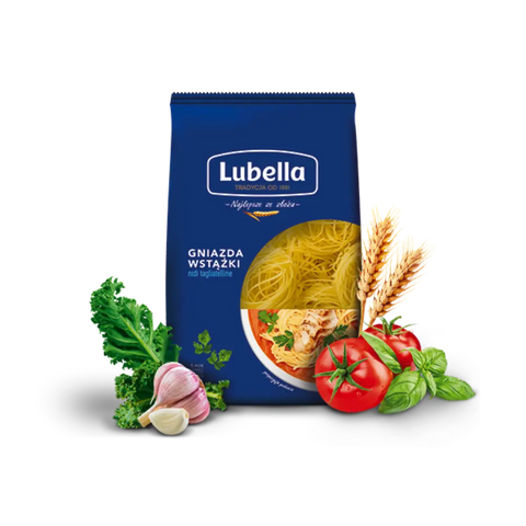 Lubella Pasta & Noodles Nest Ribbons Pasta 14.10oz 400g (Gniazda Wstazki) Lubella