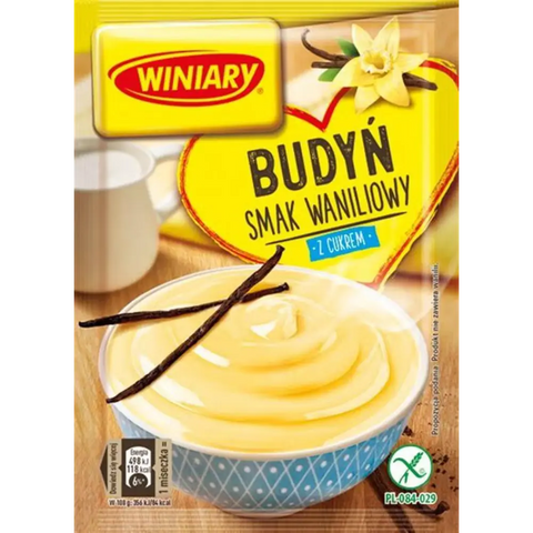 Winiary Pudding Mix Vanilla 2.11oz 60g Pack of 5 Winiary