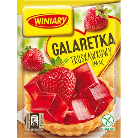 Winiary Jelly Mix Strawberry 2.5oz 71g (Pack of 5) Winiary