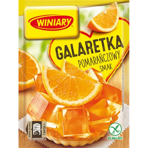 Winiary Jelly Mix Orange 2.5oz 71g (Pack of 5) Winiary