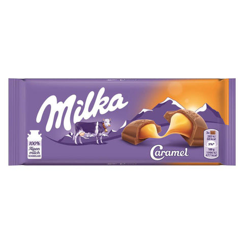 Milka Chocolate Milk Caramel 3.5oz 100g Milka