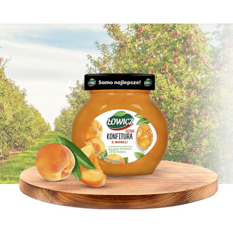 Lowicz Preserves Apricot 8.46oz 240g Lowicz