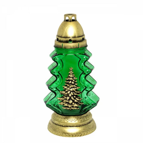 Christmas Grave Candle – Model BN CH1155 with Holiday Motif Znicz Polski