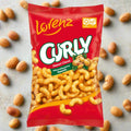 Lorenz Curly – Corn Puffs with Peanut Flavor 4.23oz 120g Lorenz