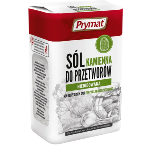 Prymat Salt Pickling Salt (Non-Iodized) – 2.2lb 1kg Prymat