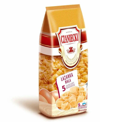 Czaniecki Pasta & Noodles 8.81oz/250g Square Small (Lazanka Mala) 8.81oz 250g Czaniecki