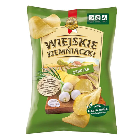 Wiejskie Ziemniaczki Onion 4.58oz 130g Wiejskie Ziemniaczki